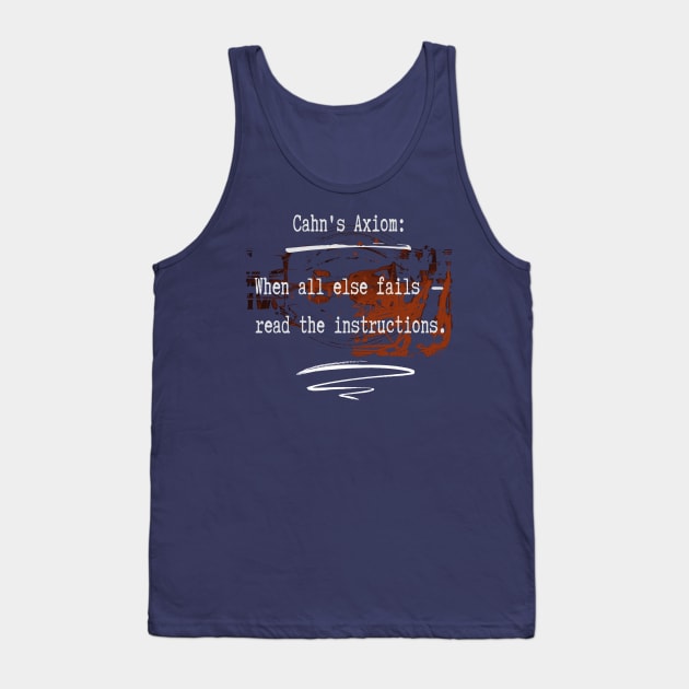 Read Instructions. Humor Collection Tank Top by ArtlyStudio